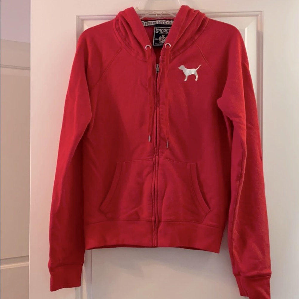 Like New PINK Hooded Sweatshirt